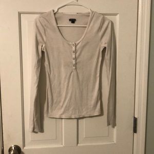 button long sleeve white shirt